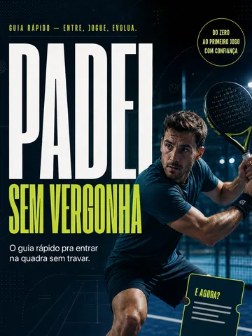 Capa do guia Padel Sem Vergonha