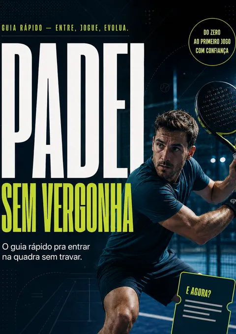 Capa do guia Padel Sem Vergonha